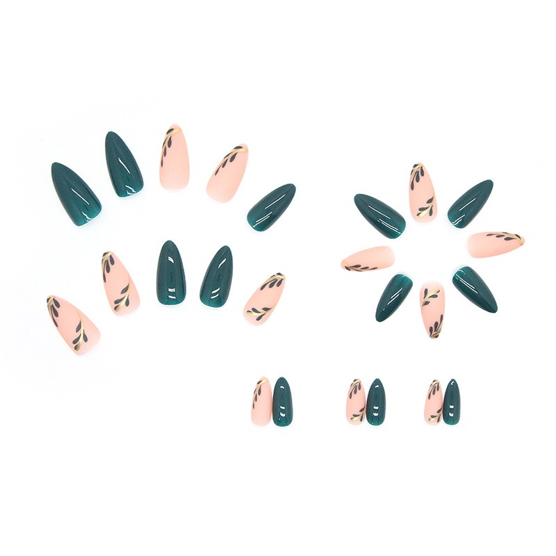 24 P/set Stampa di mandorle di - Nail Art Press On recensione e prezzo