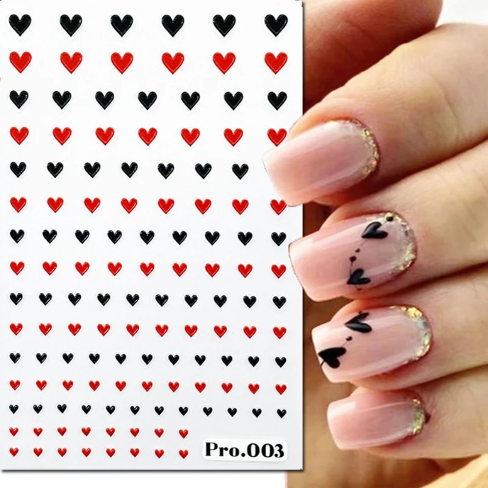 Adesivi per Unghie 5D in Rilie - Nail Art Valentines Day recensione e prezzo
