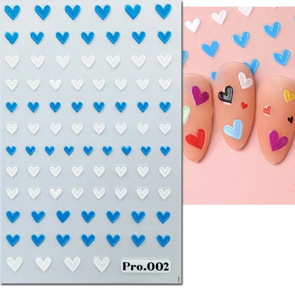 Adesivi per Unghie 5D in Rilie - Nail Art Valentines Day recensione e prezzo