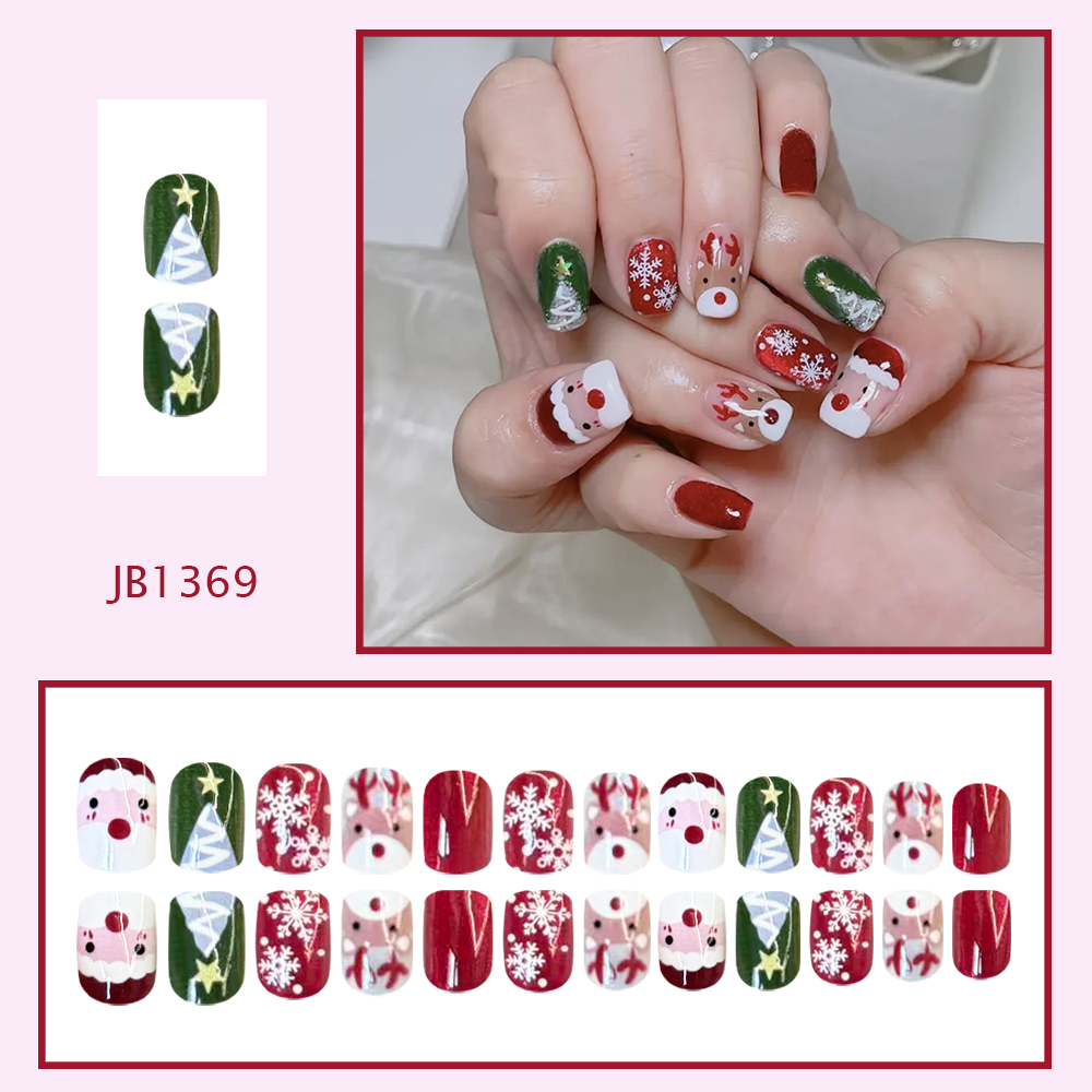 Unghie Finte Natalizie con Bab - Nail Art Press On recensione e prezzo