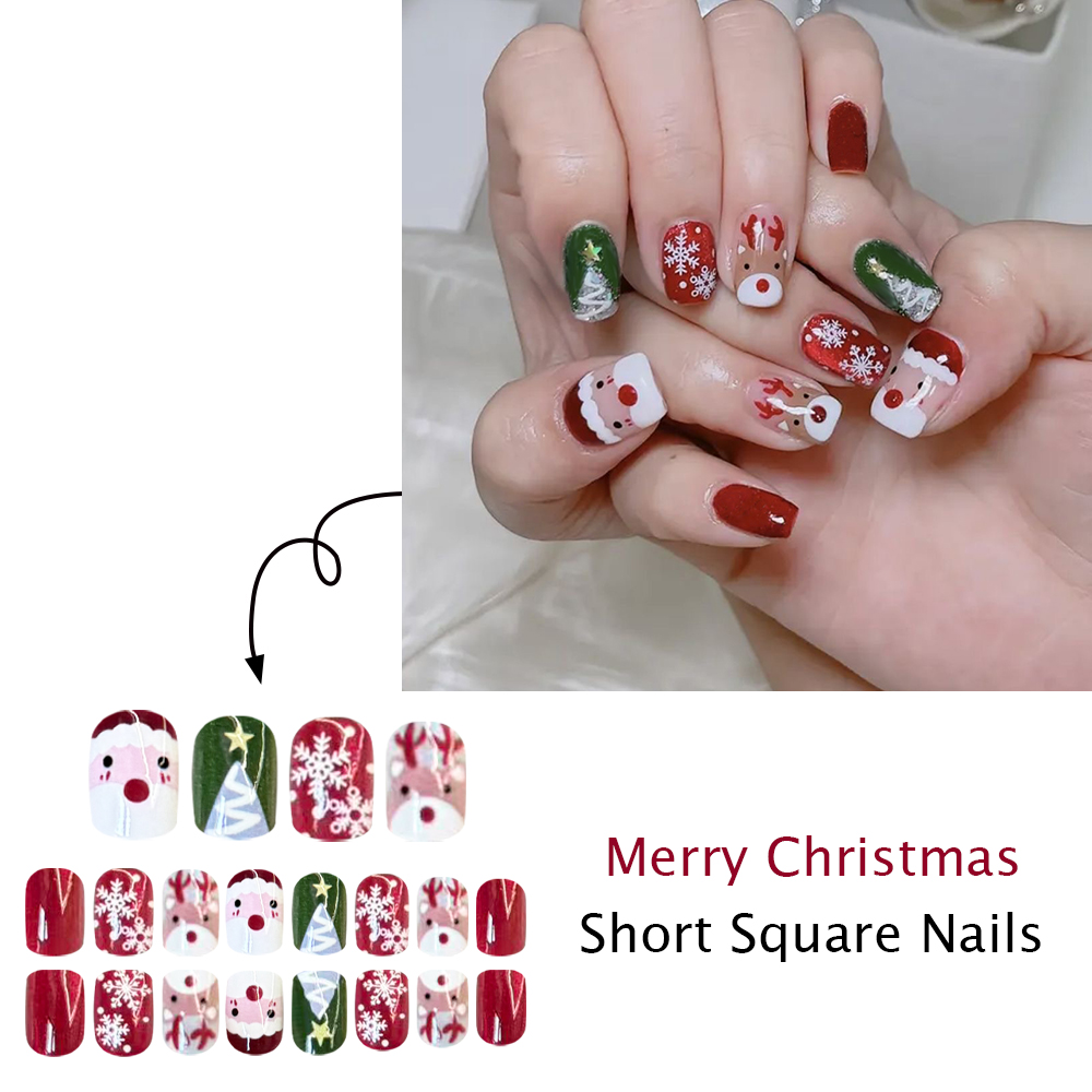 Unghie Finte Natalizie con Bab - Nail Art Press On recensione e prezzo