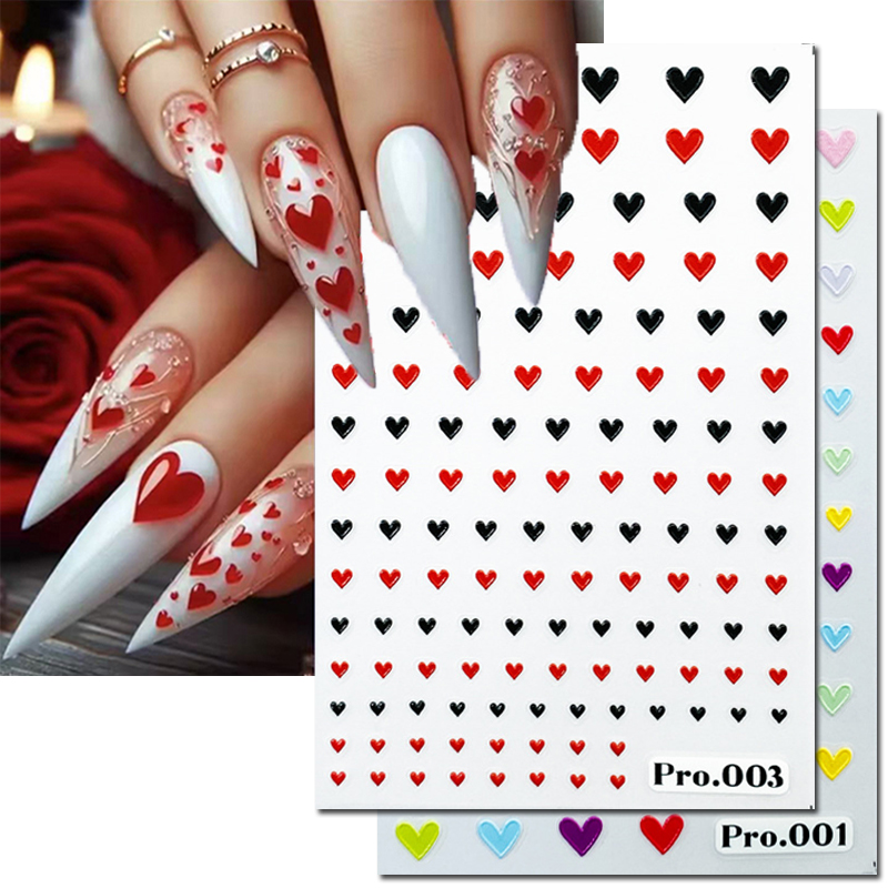 5d adesivi per nail art in ril - Nail Art Valentines Day recensione e prezzo