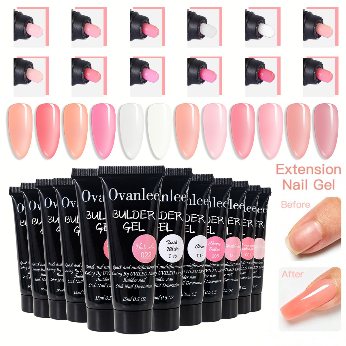 Kit Gel per Ricostruzione Ungh - Nail Art Ombre recensione e prezzo