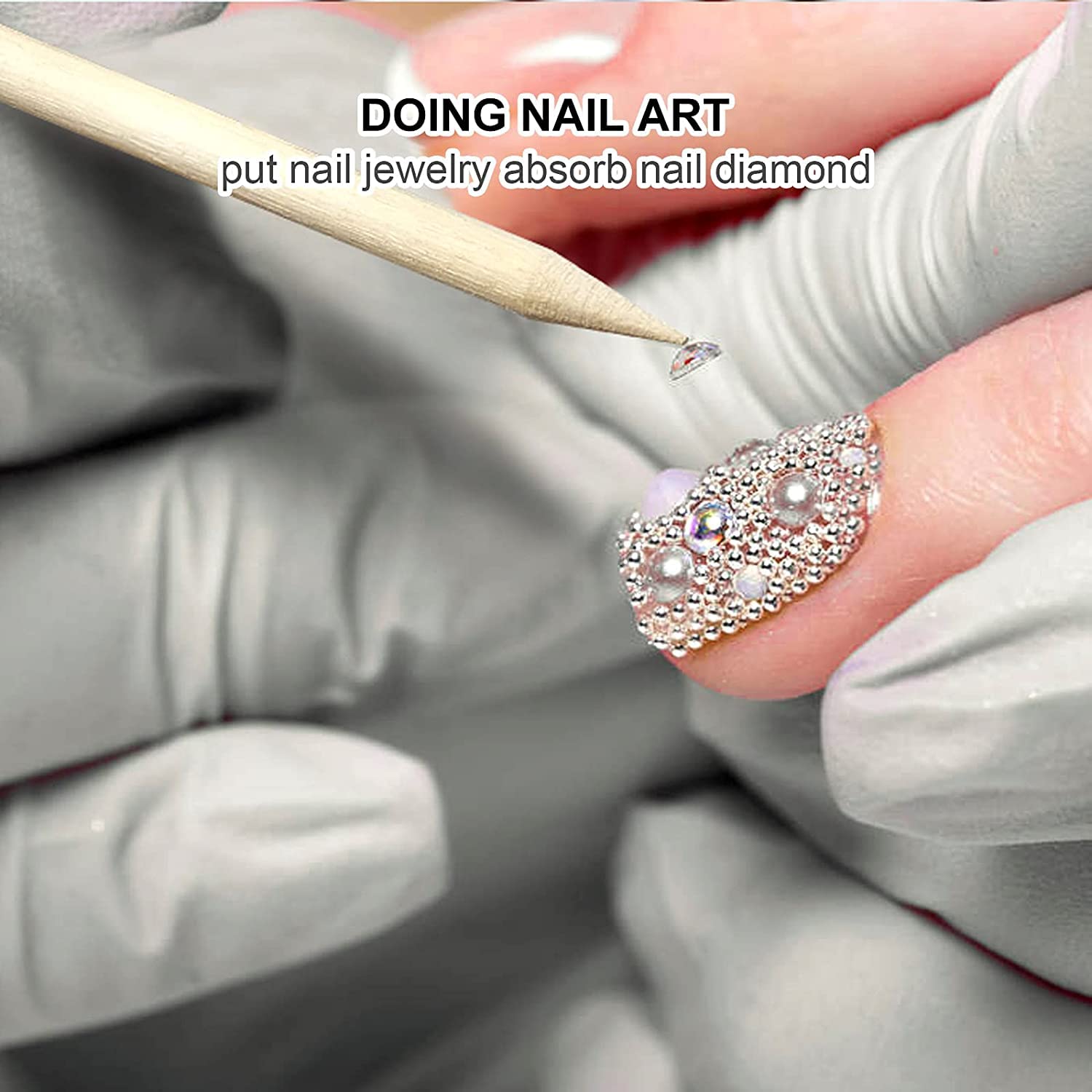 100/50pcs Nail Art Pusher Aran - Nail Art Orange recensione e prezzo