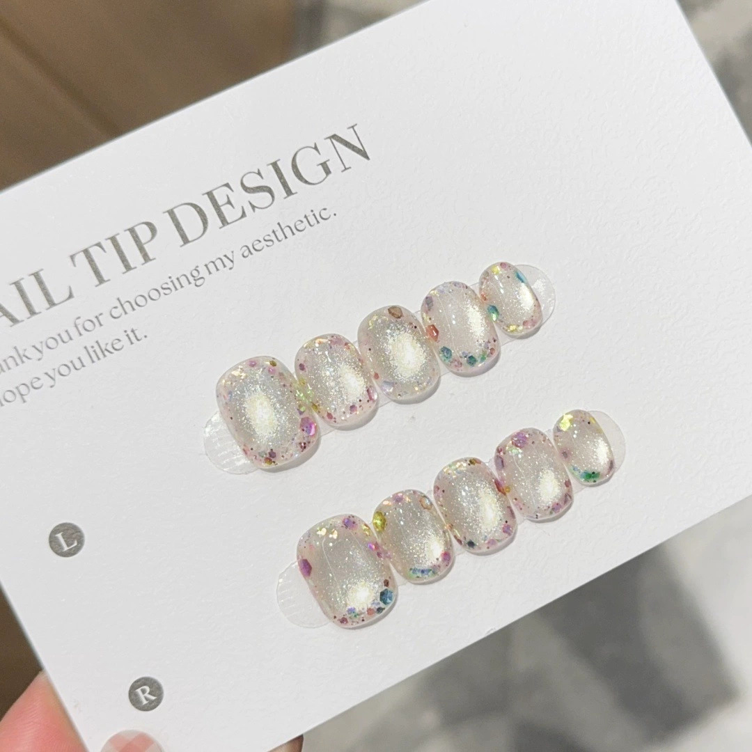 10 pezzi di unghie finte corte - Nail Art Press On recensione e prezzo