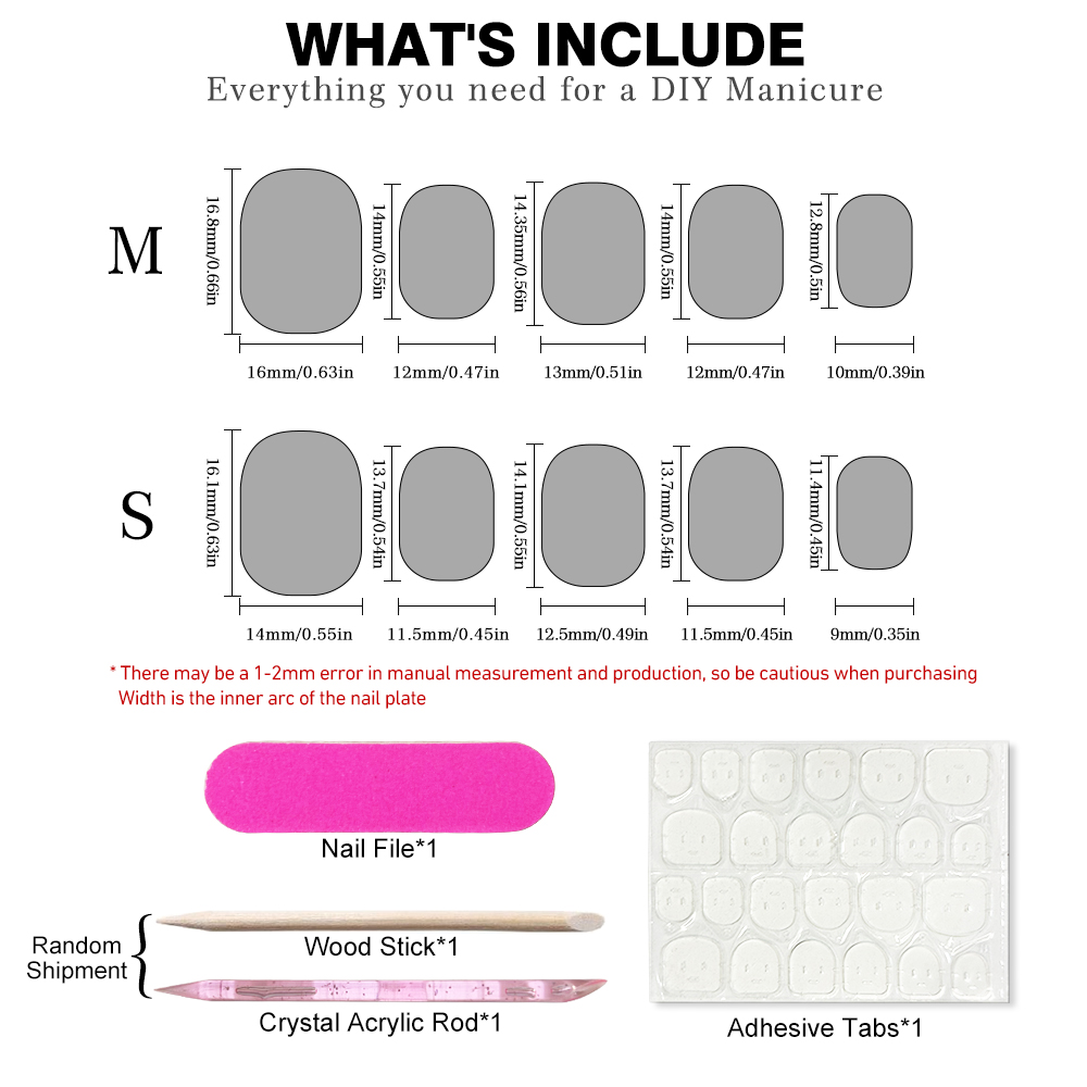 10 pezzi di unghie finte corte - Nail Art Press On recensione e prezzo
