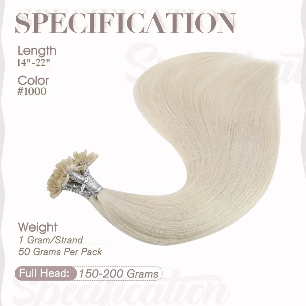 Estensioni dei capelli a fusio - Nail Art Ombre recensione e prezzo