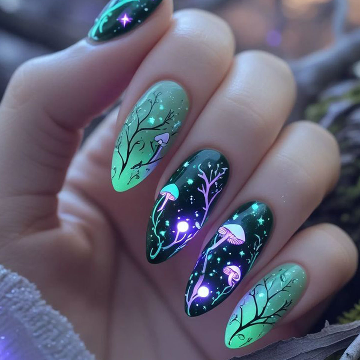 Stampa di mandorle sulle unghi - Nail Art Press On recensione e prezzo