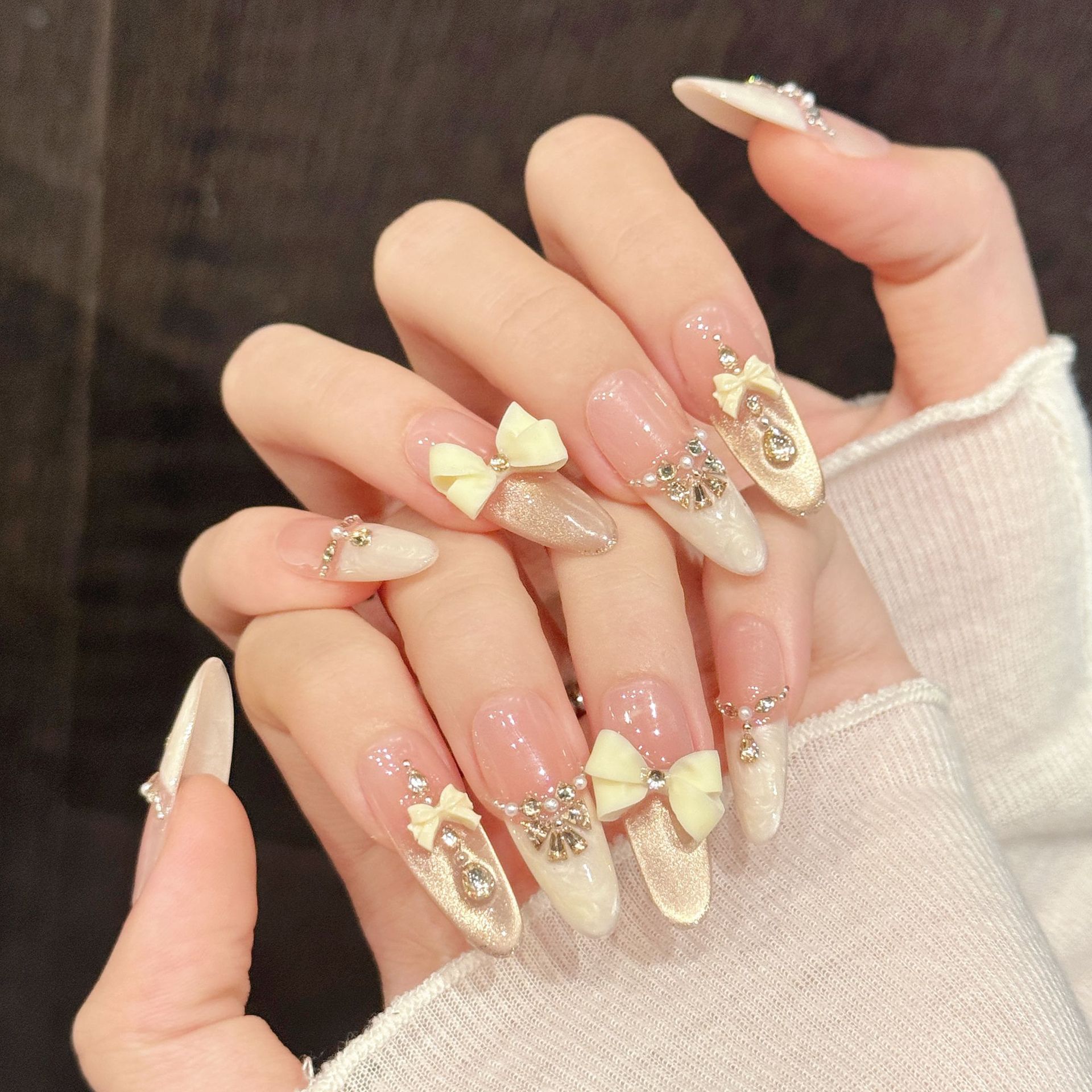 10 pezzi fatti a mano stampa s - Nail Art Press On recensione e prezzo