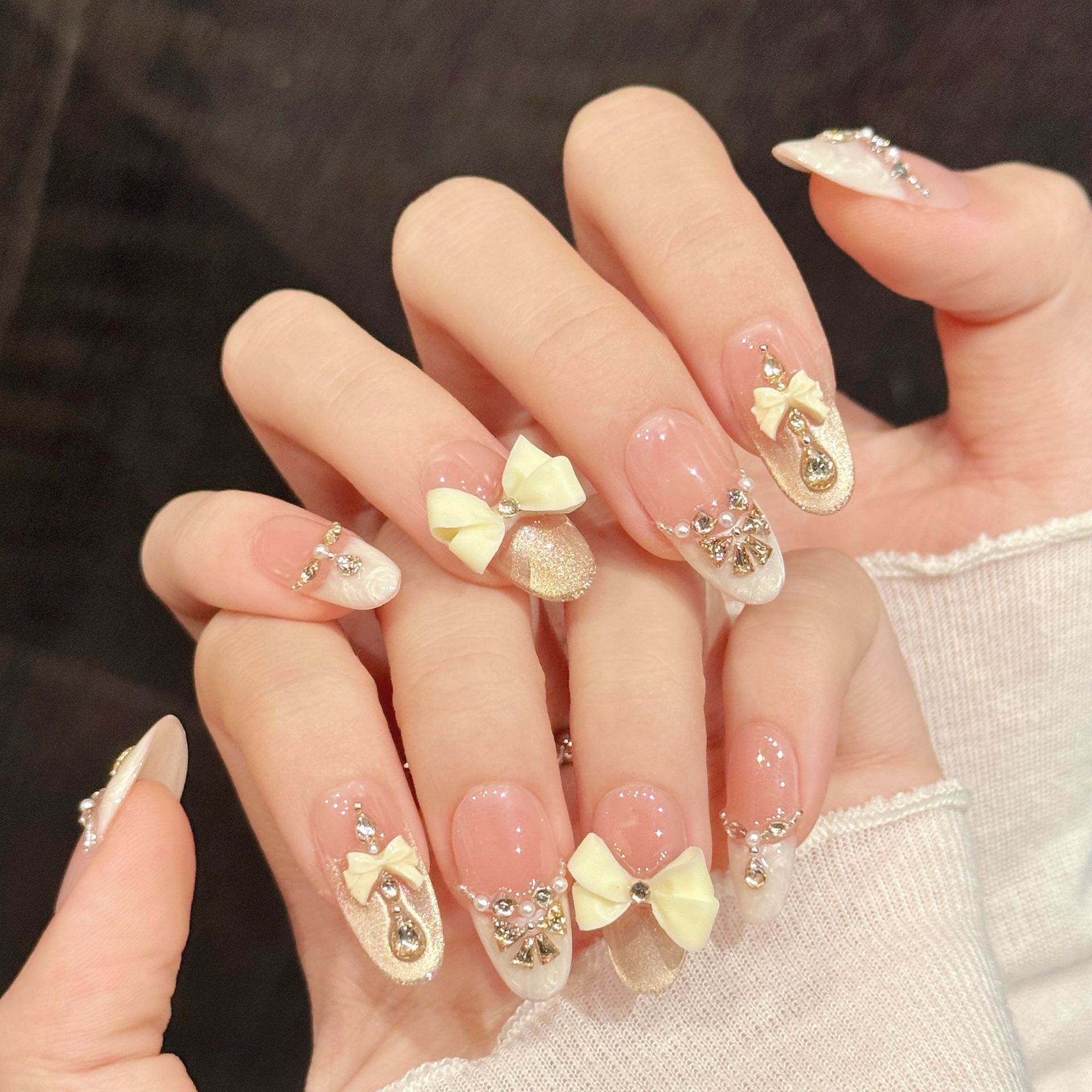 10 pezzi fatti a mano stampa s - Nail Art Press On recensione e prezzo