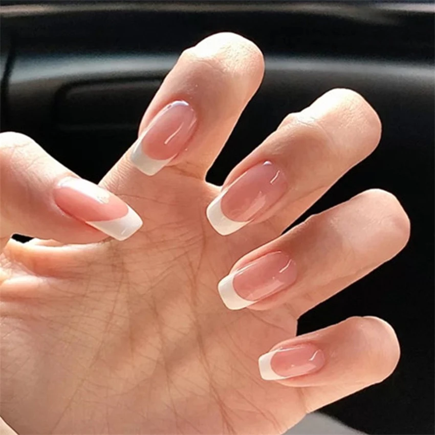 24 Pz/set Breve Francese Minim - Nail Art Pink recensione e prezzo