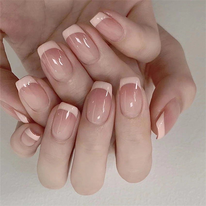 24 Pz/set Breve Francese Minim - Nail Art Pink recensione e prezzo