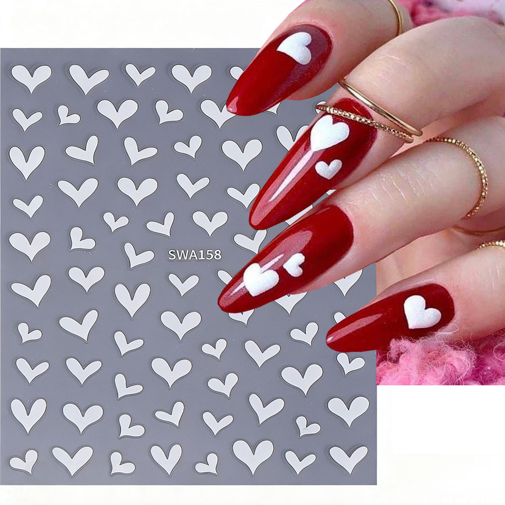 Adesivi per nail art con cuore - Nail Art Valentines Day recensione e prezzo