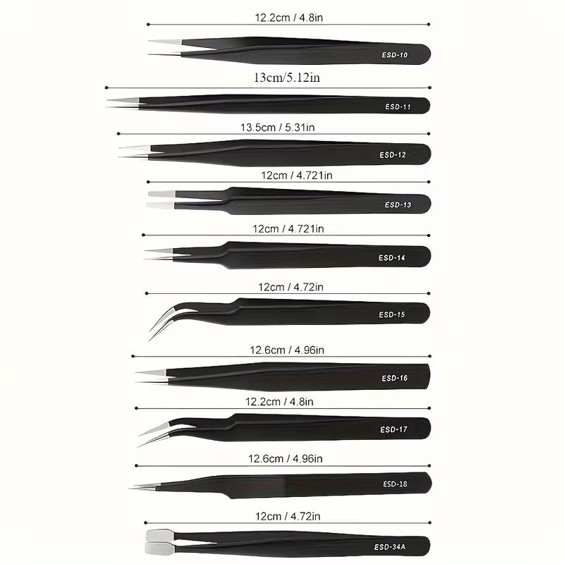 10 pinzette di precisione anti - Nail Art Ombre recensione e prezzo