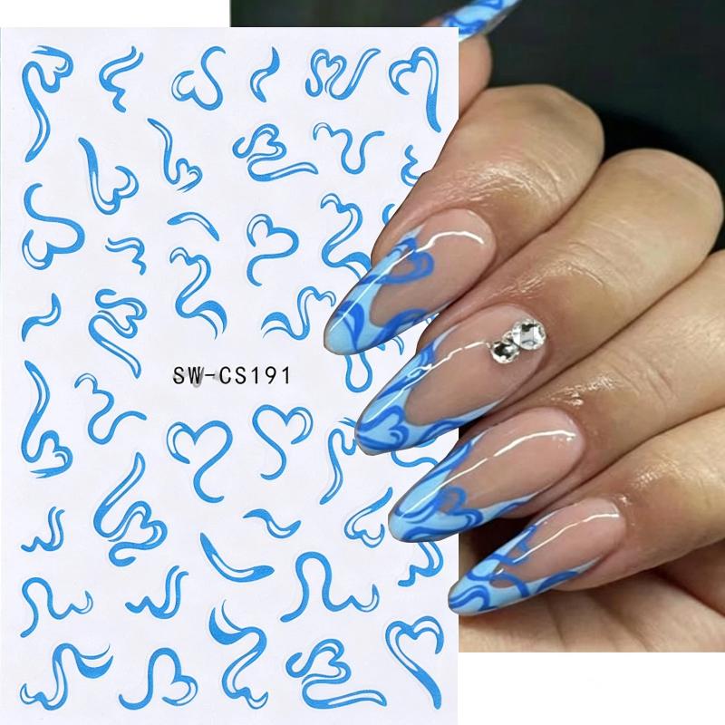 2 Fogli di Adesivi per Unghie  - Nail Art Valentines Day recensione e prezzo