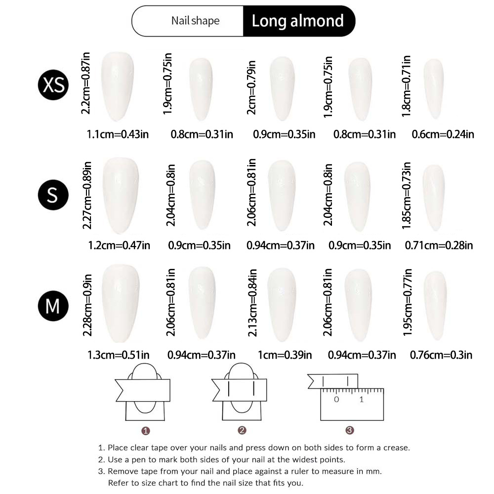 10 unghie finte a forma di bar - Nail Art Press On recensione e prezzo