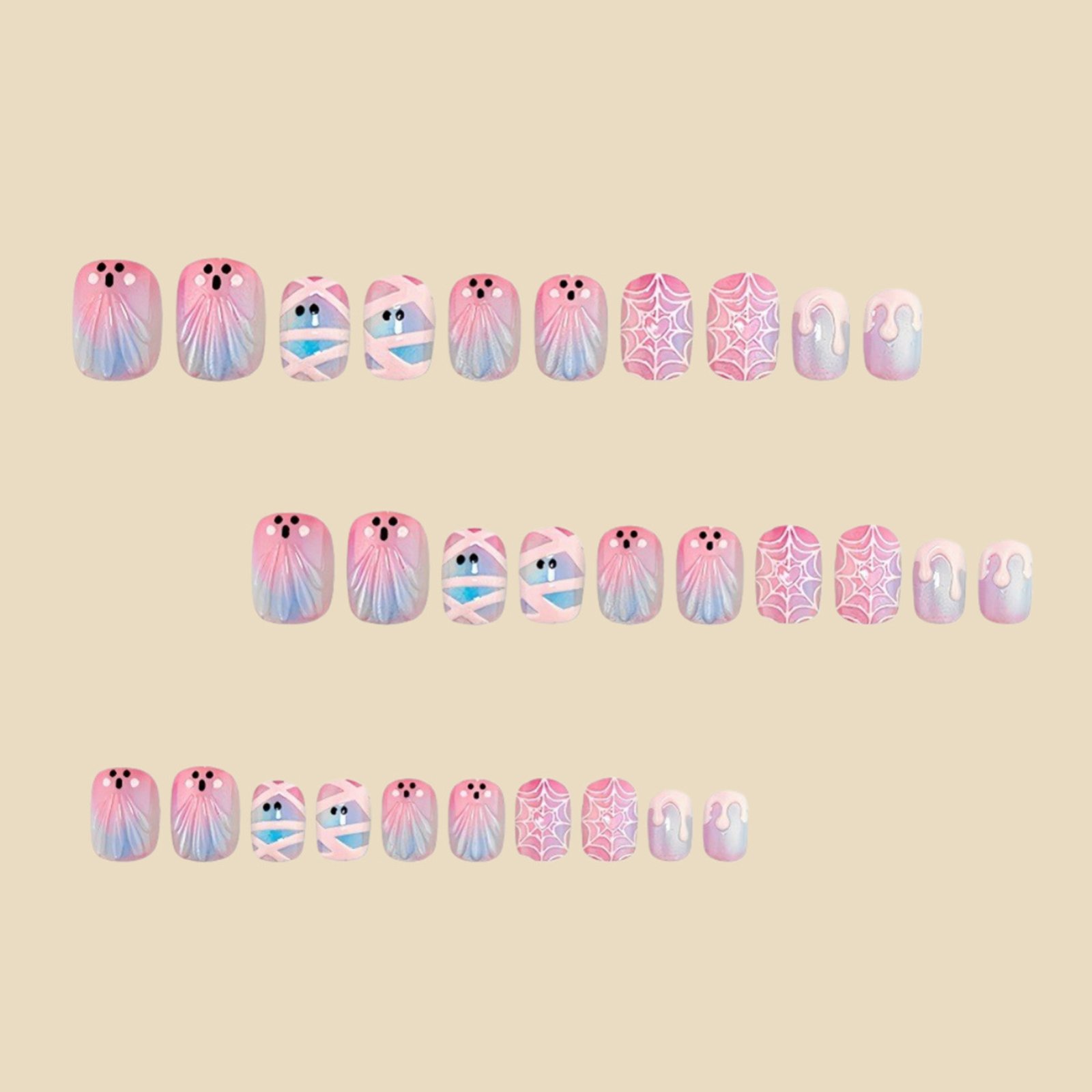 30 pezzi di unghie finte a pre - Nail Art Press On recensione e prezzo